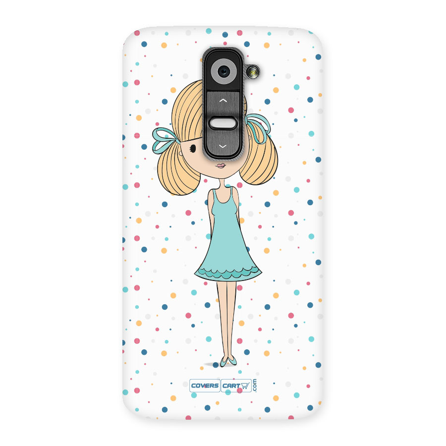 Cute Girl Back Case for LG G2