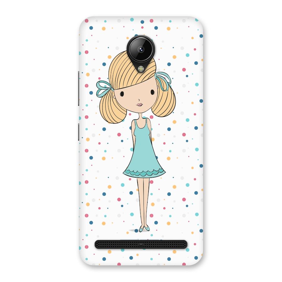 Cute Girl Back Case for Lenovo C2