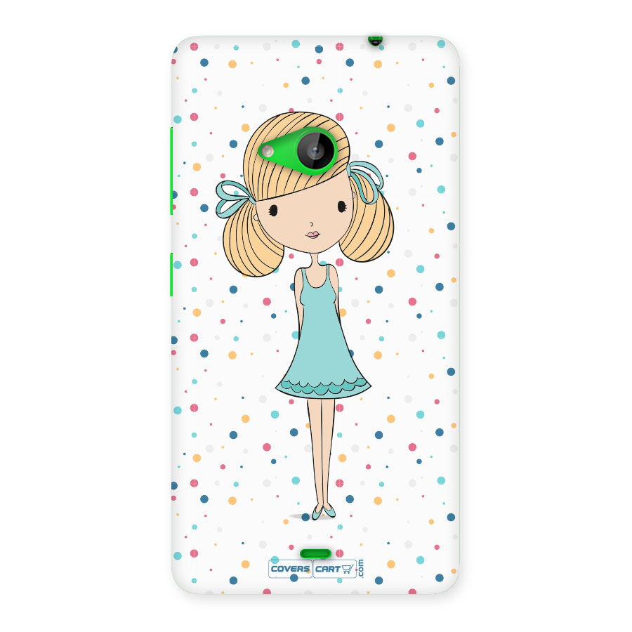 Cute Girl Back Case for Lumia 535