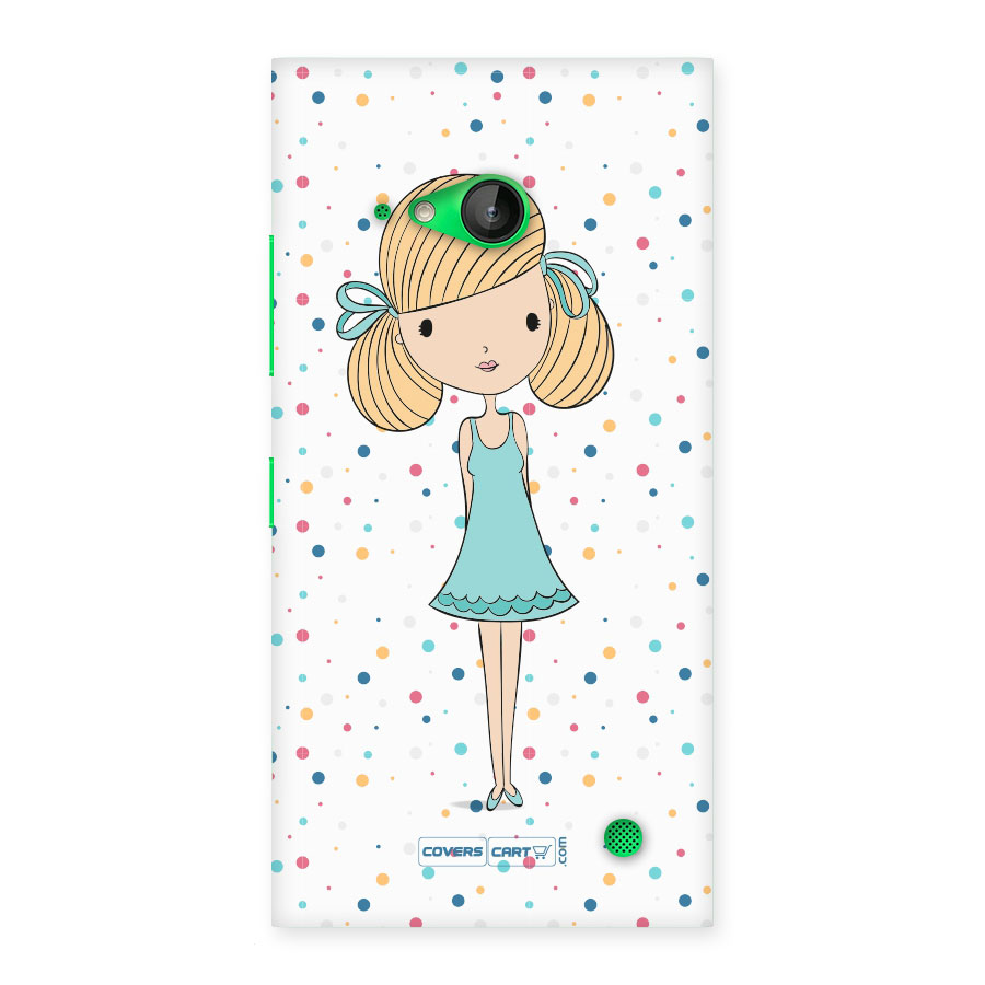 Cute Girl Back Case for Lumia 730