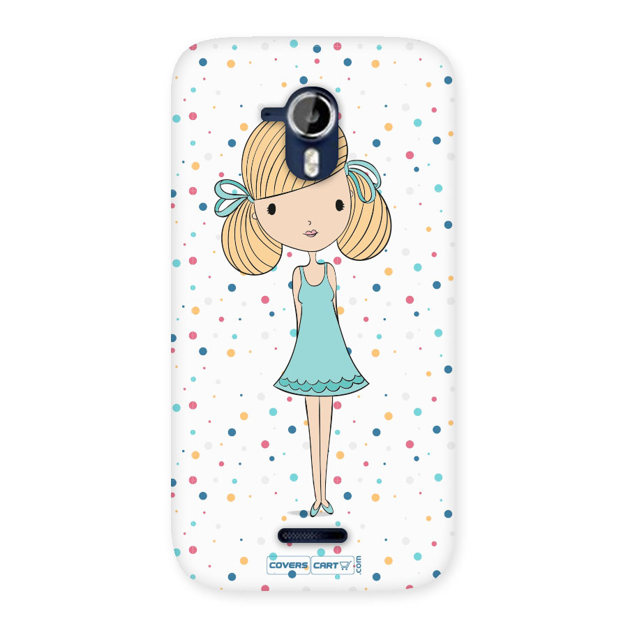 Cute Girl Back Case for Micromax A117 Canvas Magnus
