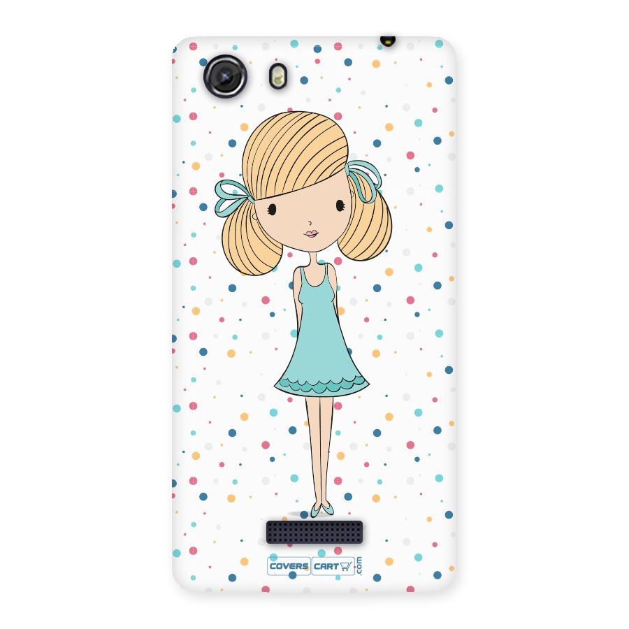 Cute Girl Back Case for Micromax Unite 3