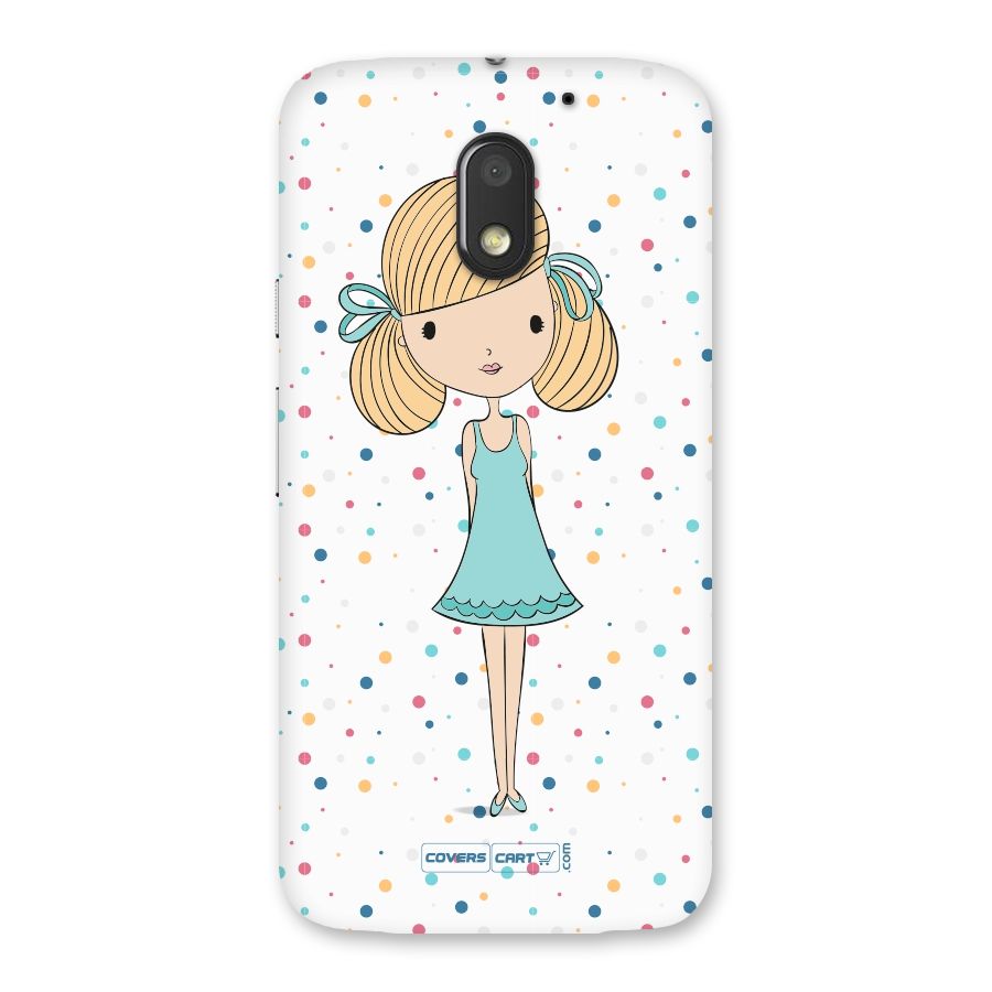 Cute Girl Back Case for Moto E3 Power