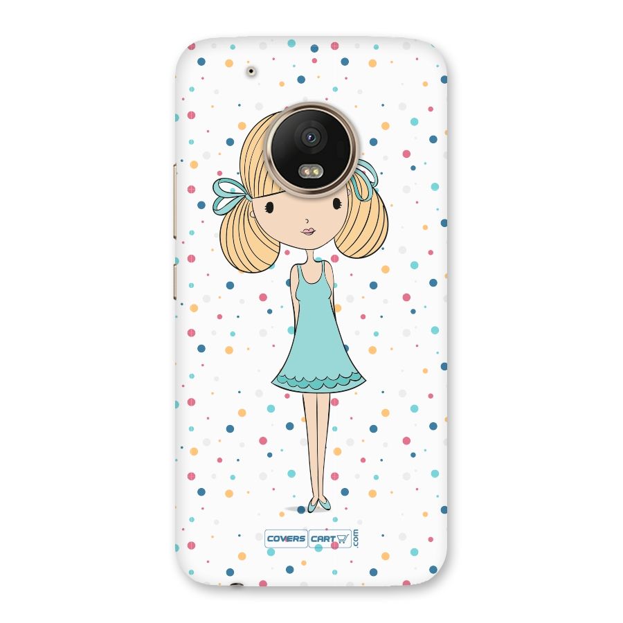 Cute Girl Back Case for Moto G5 Plus