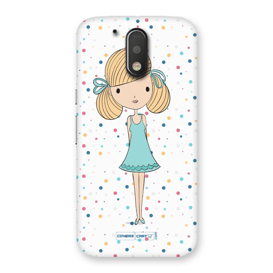 Cute Girl Back Case for Motorola Moto G4