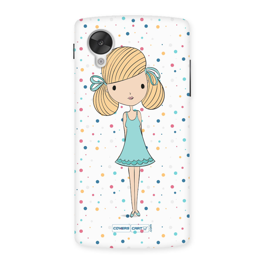 Cute Girl Back Case for Nexus 5
