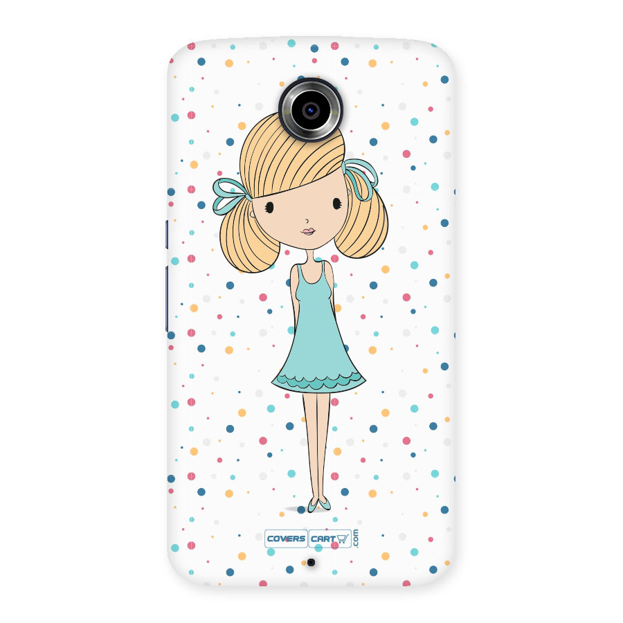 Cute Girl Back Case for Nexus 6