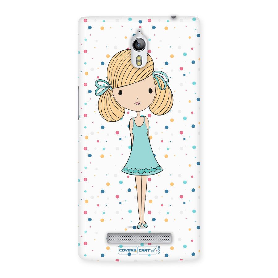 Cute Girl Back Case for Oppo Find 7
