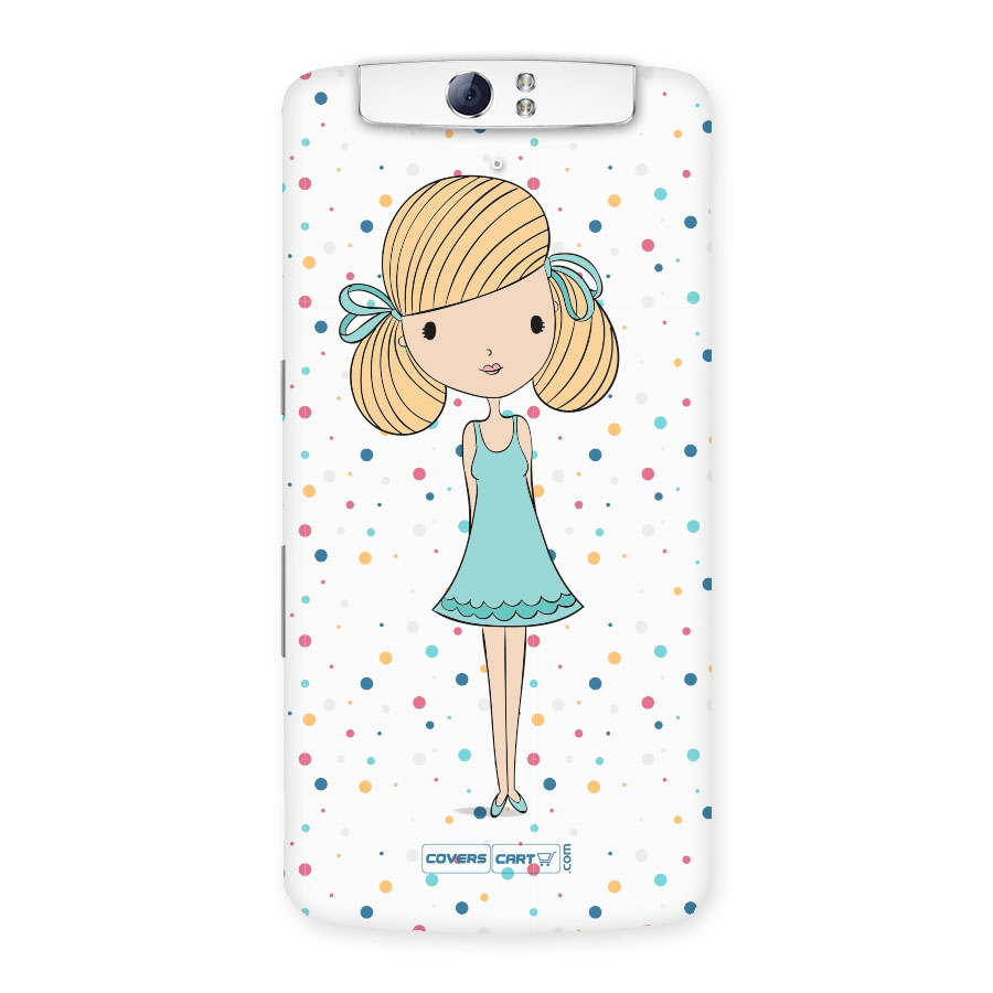 Cute Girl Back Case for Oppo N1