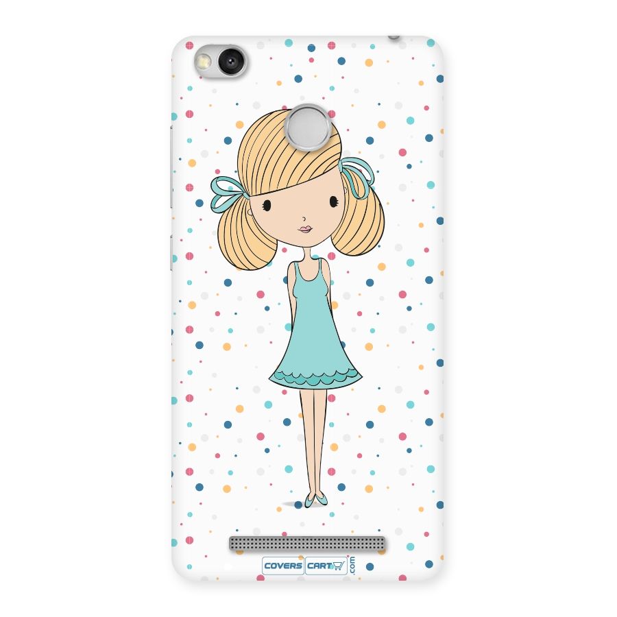 Cute Girl Back Case for Redmi 3S Prime