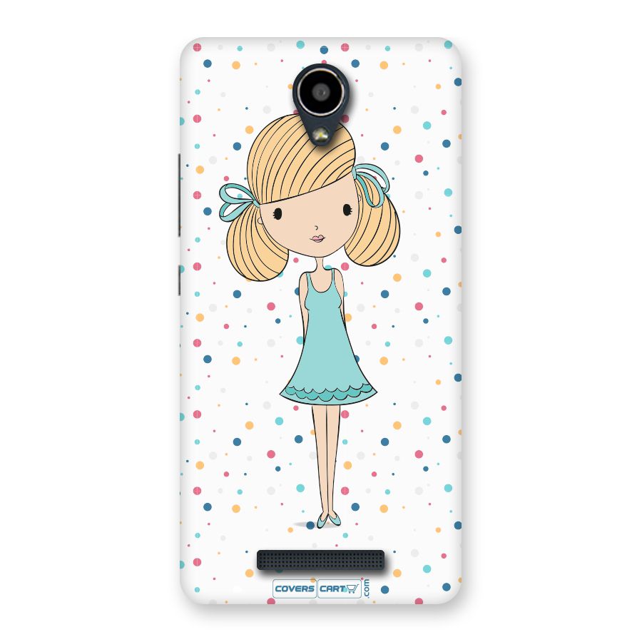 Cute Girl Back Case for Redmi Note 2