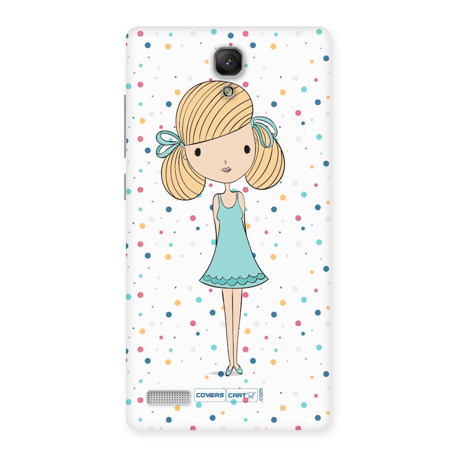 Cute Girl Back Case for Redmi Note Prime
