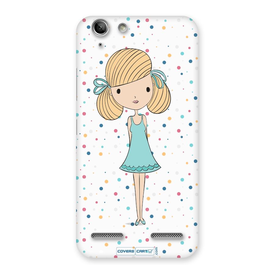 Cute Girl Back Case for Vibe K5