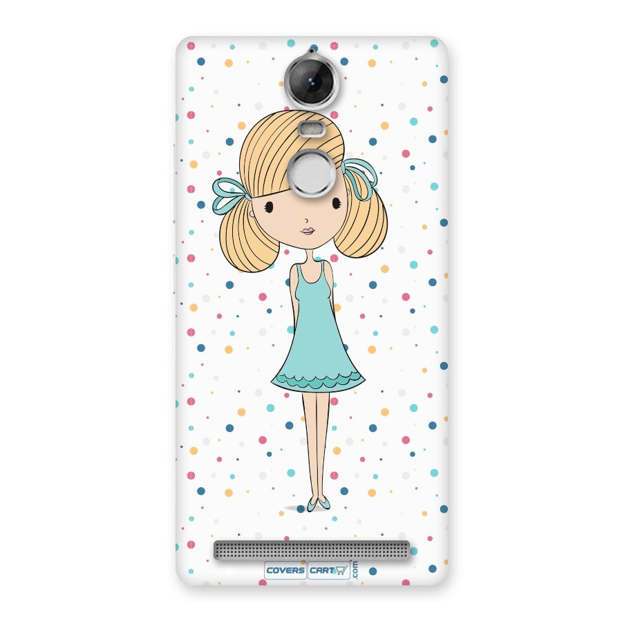Cute Girl Back Case for Vibe K5 Note