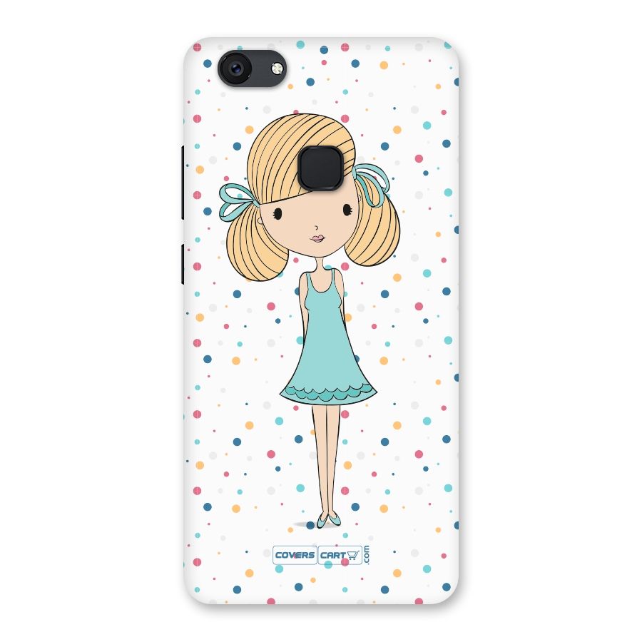Cute Girl Back Case for Vivo V7 Plus