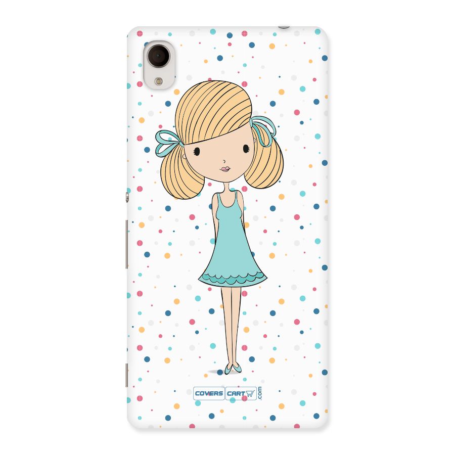 Cute Girl Back Case for Xperia M4 Aqua