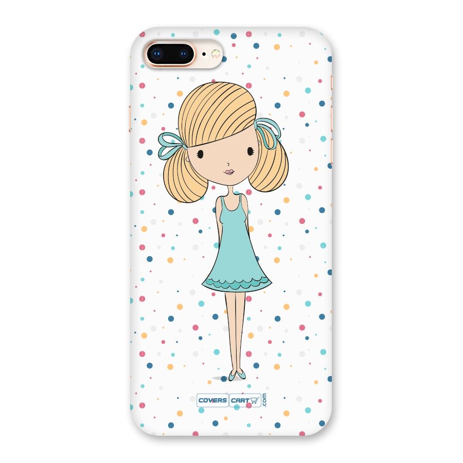 Cute Girl Back Case for iPhone 8 Plus