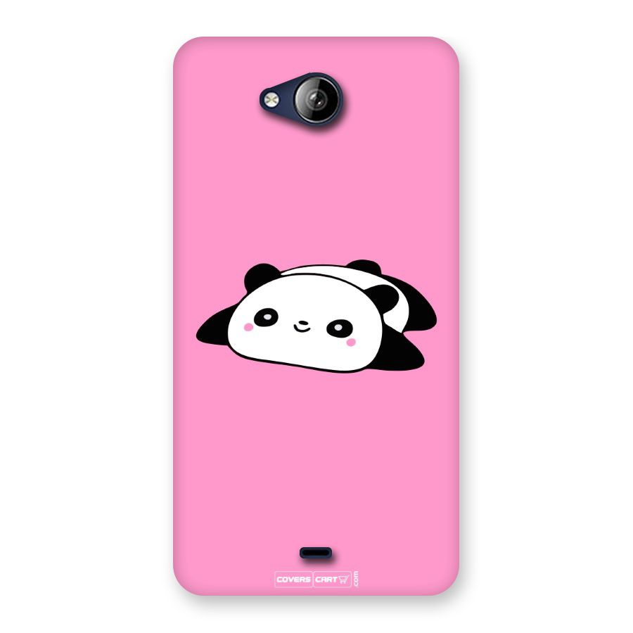 Cute Lazy Panda Back Case for Canvas Play Q355