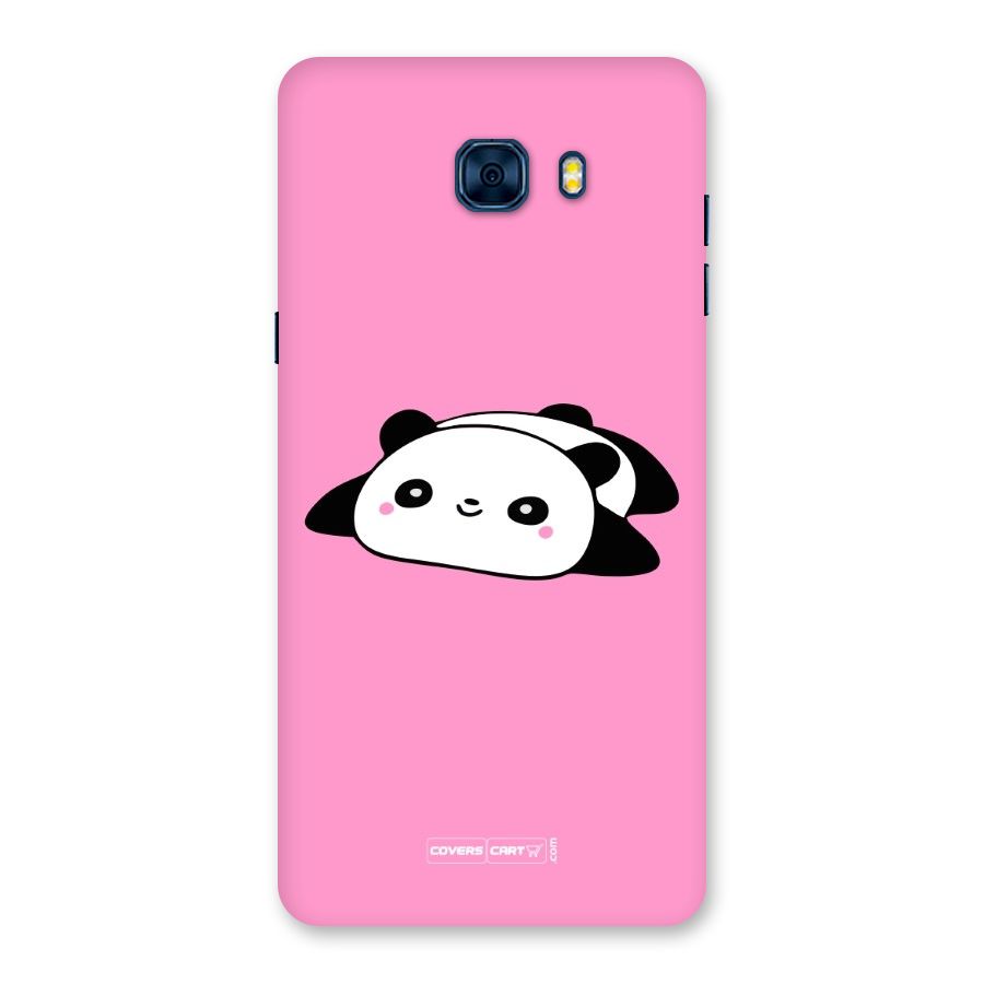 Cute Lazy Panda Back Case for Galaxy C7 Pro