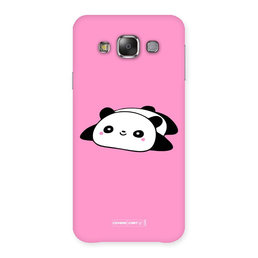 Cute Lazy Panda Back Case for Galaxy E7