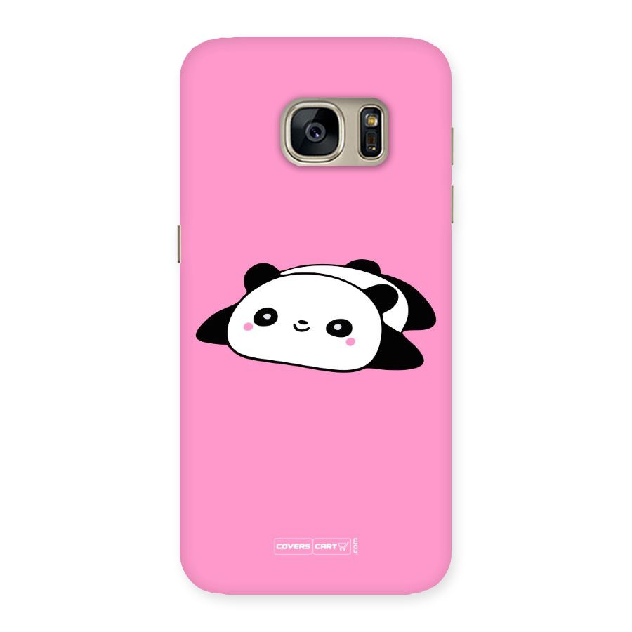 Cute Lazy Panda Back Case for Galaxy S7