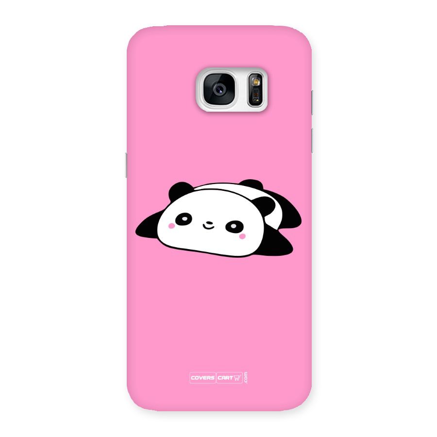 Cute Lazy Panda Back Case for Galaxy S7 Edge