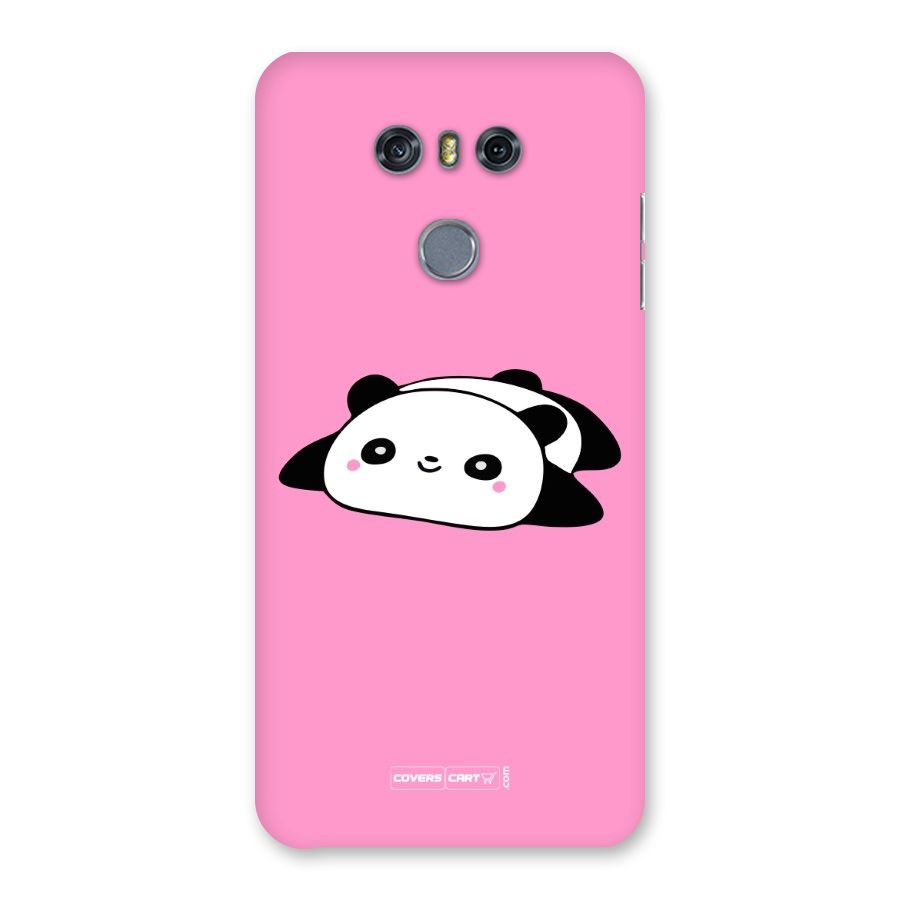 Cute Lazy Panda Back Case for LG G6