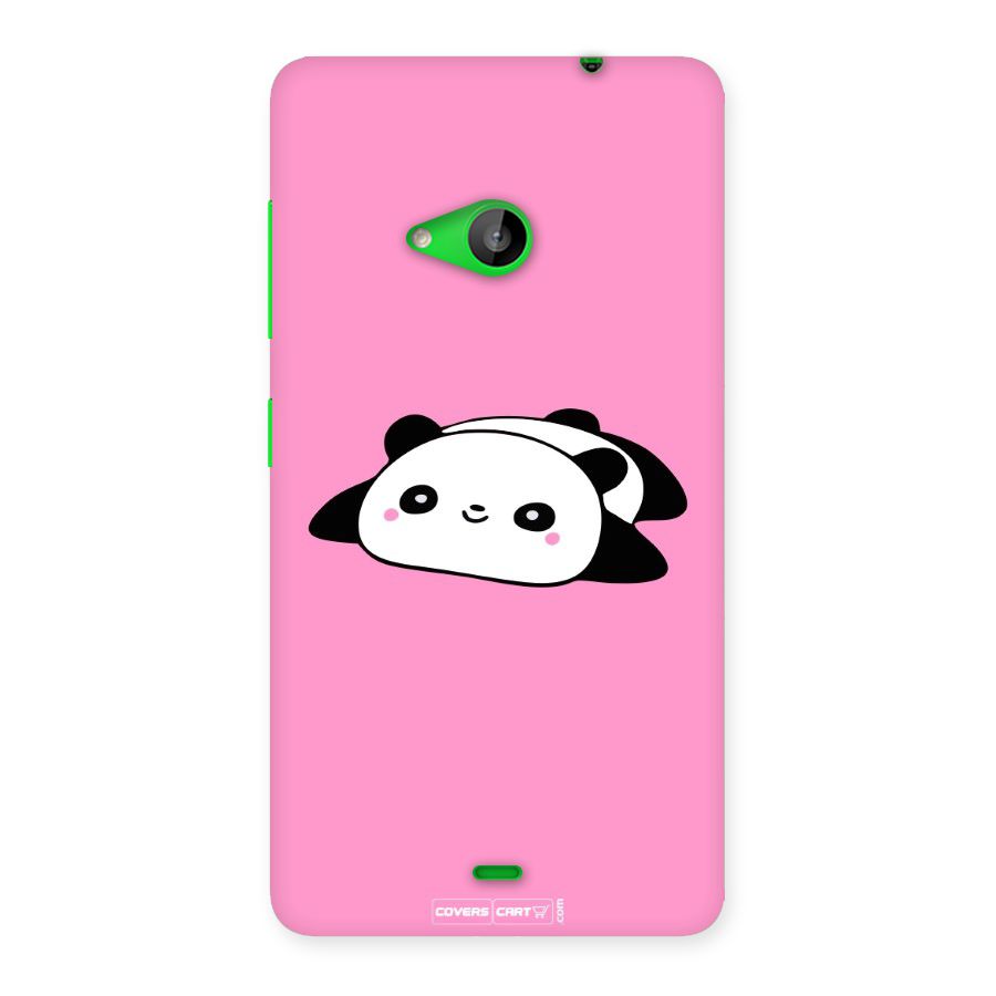 Cute Lazy Panda Back Case for Lumia 535