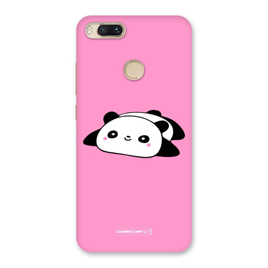Cute Lazy Panda Back Case for Mi A1