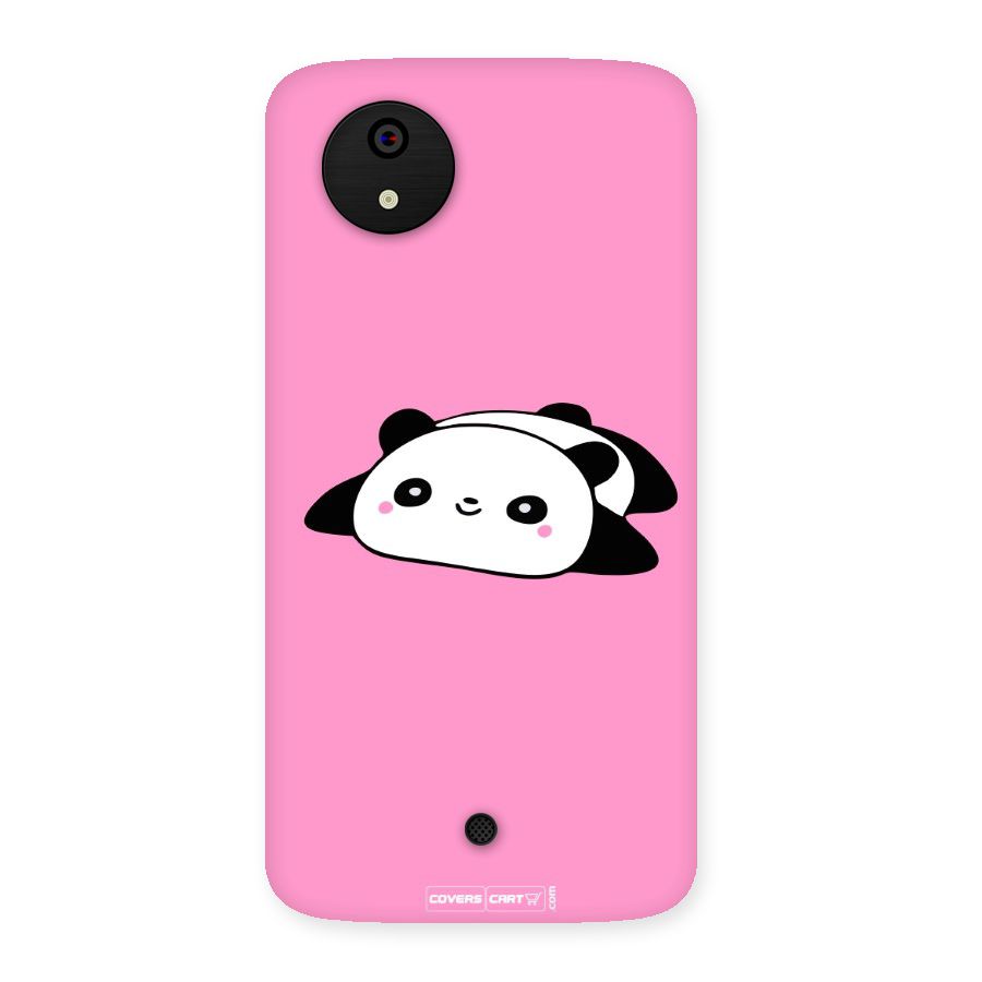 Cute Lazy Panda Back Case for Micromax Canvas A1