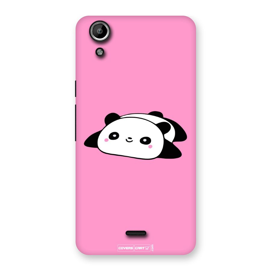Cute Lazy Panda Back Case for Micromax Canvas Selfie Lens Q345