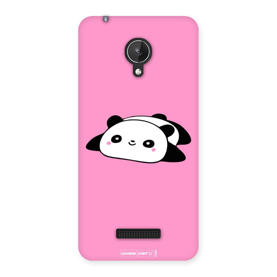 Cute Lazy Panda Back Case for Micromax Canvas Spark Q380