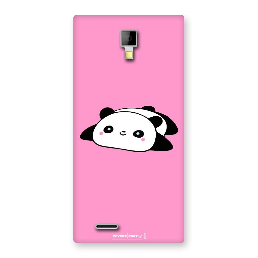 Cute Lazy Panda Back Case for Micromax Canvas Xpress A99