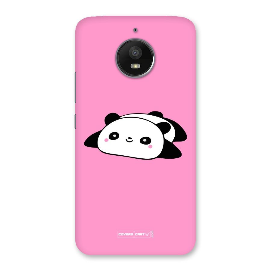 Cute Lazy Panda Back Case for Moto E4 Plus
