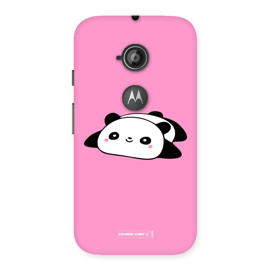 Cute Lazy Panda Back Case for Moto E 2nd Gen