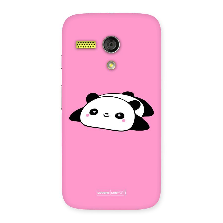 Cute Lazy Panda Back Case for Moto G