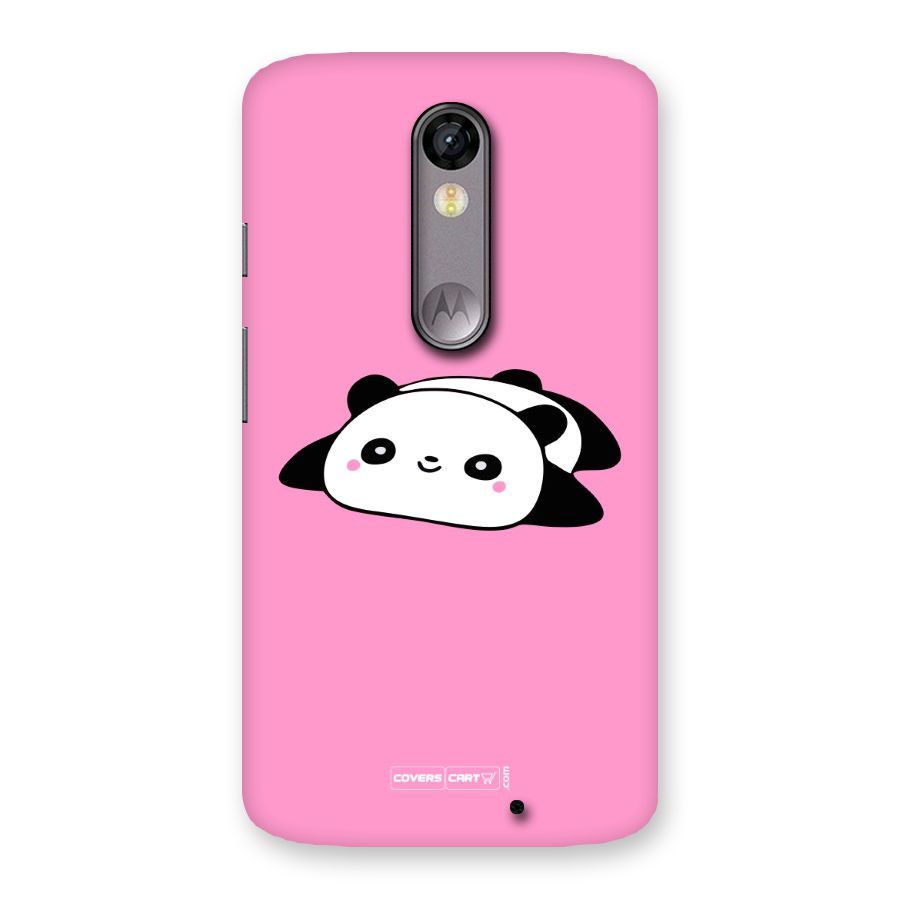 Cute Lazy Panda Back Case for Moto X Force