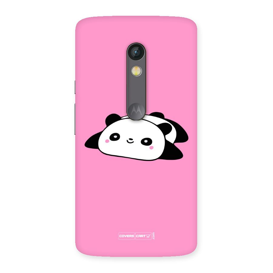 Cute Lazy Panda Back Case for Moto X Play