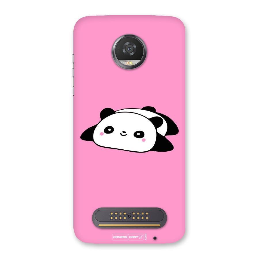 Cute Lazy Panda Back Case for Moto Z2 Play