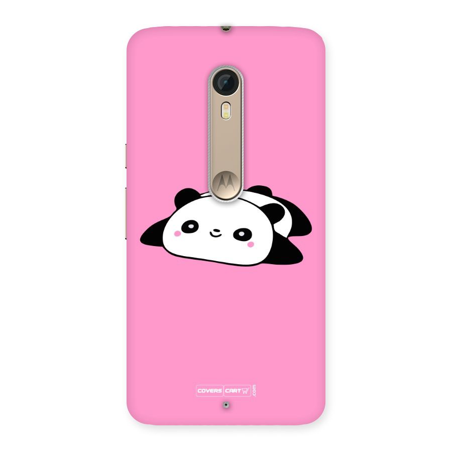 Cute Lazy Panda Back Case for Motorola Moto X Style