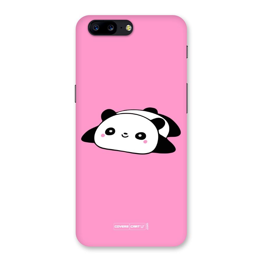 Cute Lazy Panda Back Case for OnePlus 5