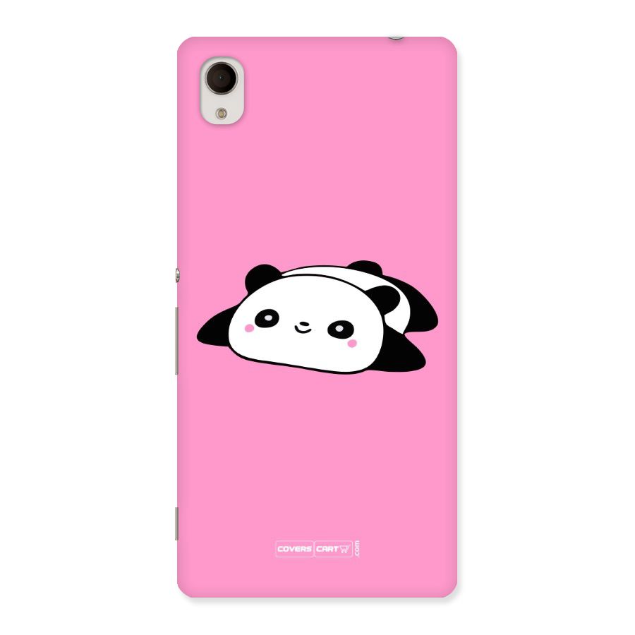 Cute Lazy Panda Back Case for Xperia M4 Aqua