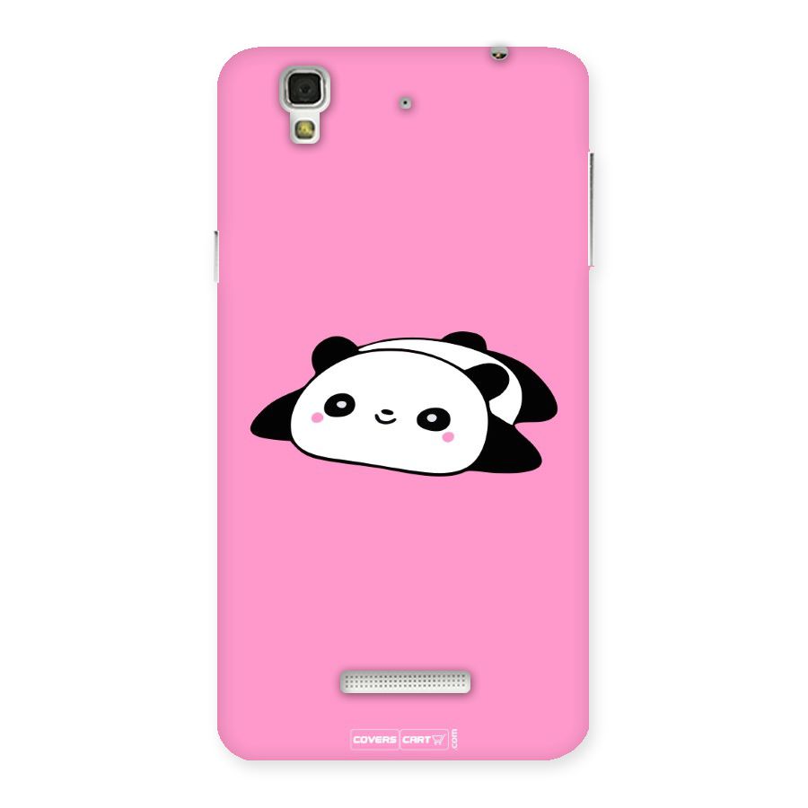 Cute Lazy Panda Back Case for YU Yureka Plus