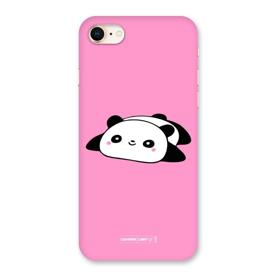 Cute Lazy Panda Back Case for iPhone 8