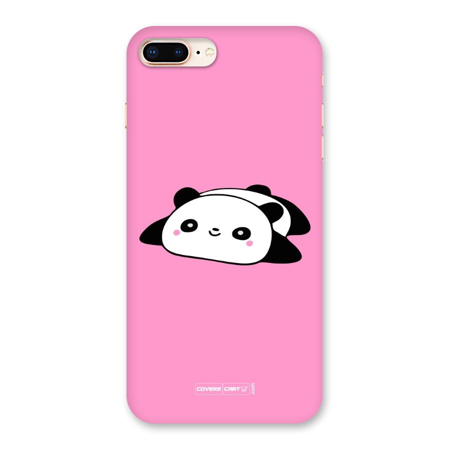 Cute Lazy Panda Back Case for iPhone 8 Plus