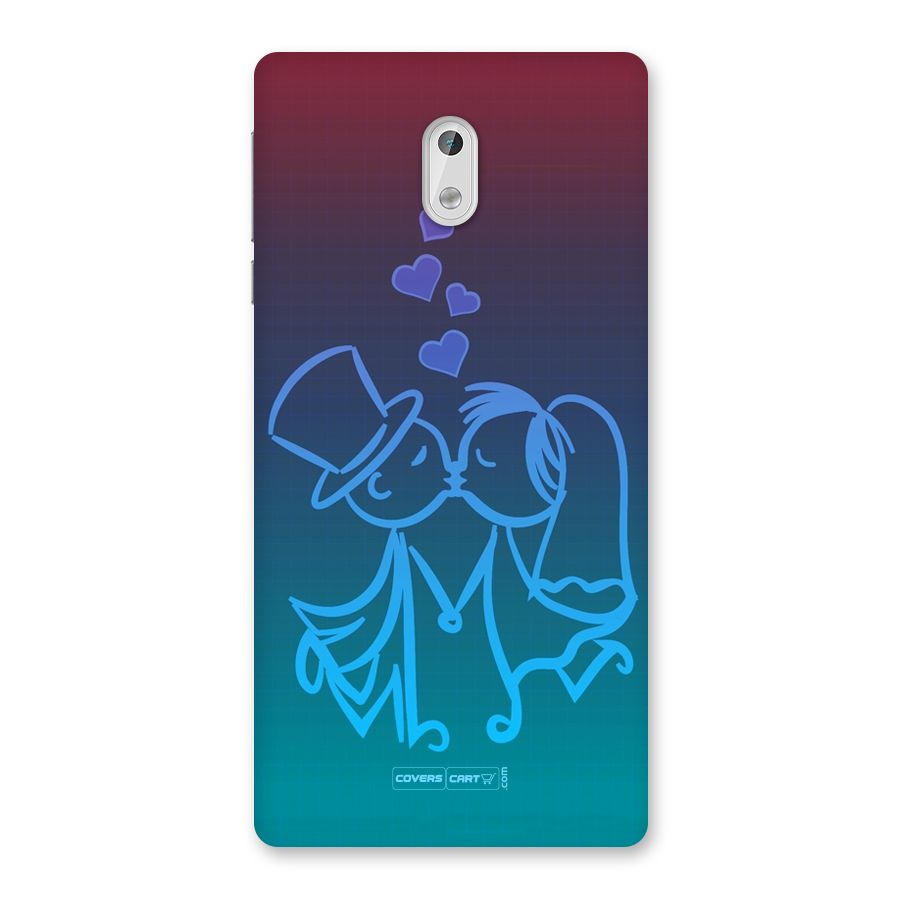 Cute Love Back Case for Nokia 3