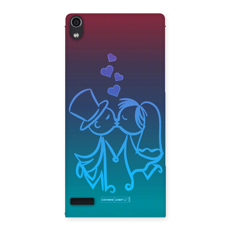 Cute Love Back Case for Ascend P6