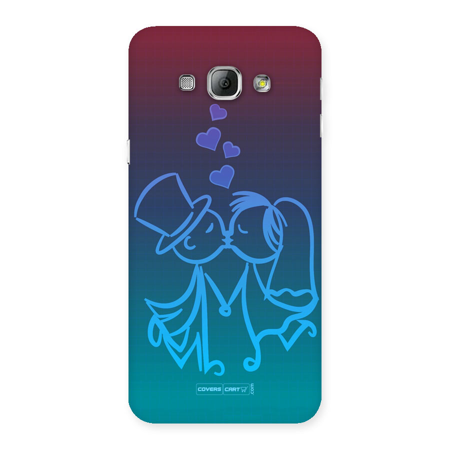 Cute Love Back Case for Galaxy A8