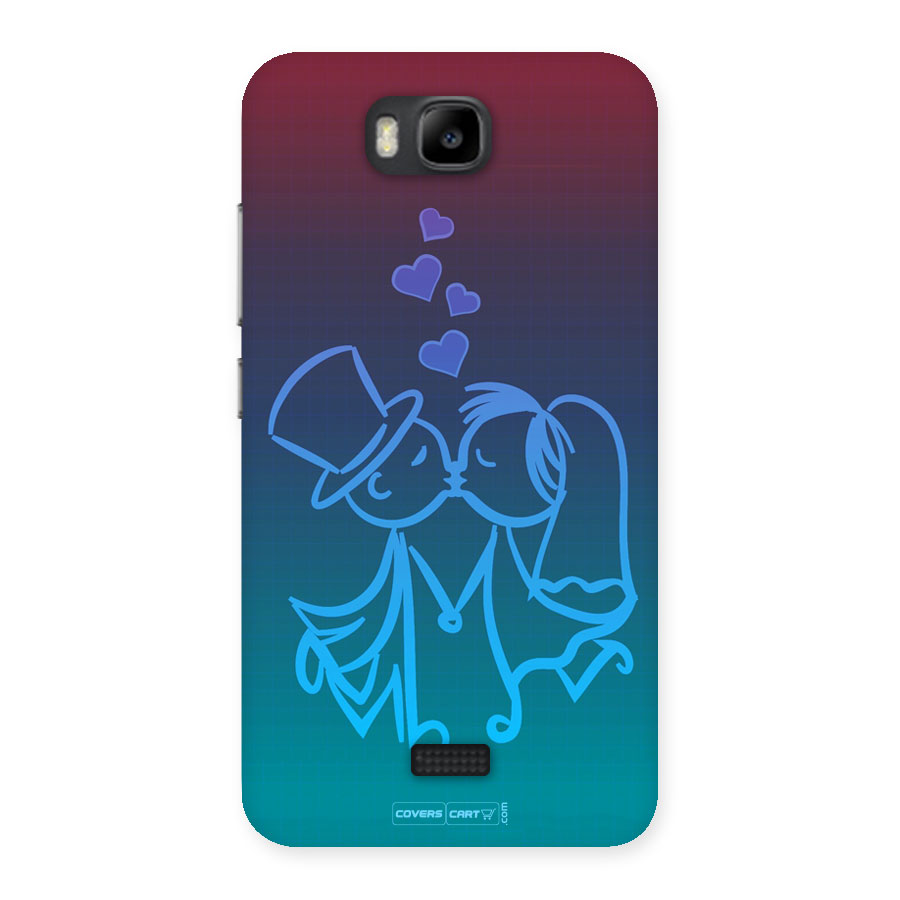 Cute Love Back Case for Honor Bee