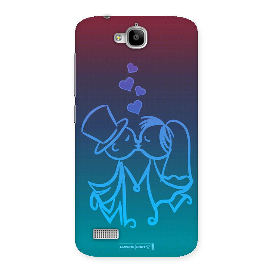 Cute Love Back Case for Honor Holly